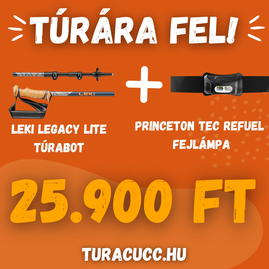 Leki Legacy Lite, 100 – 135 cm túrabot +Princeton Tec Refuel 6